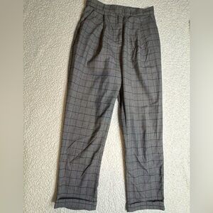H&M Plaid Pants Women Size 4